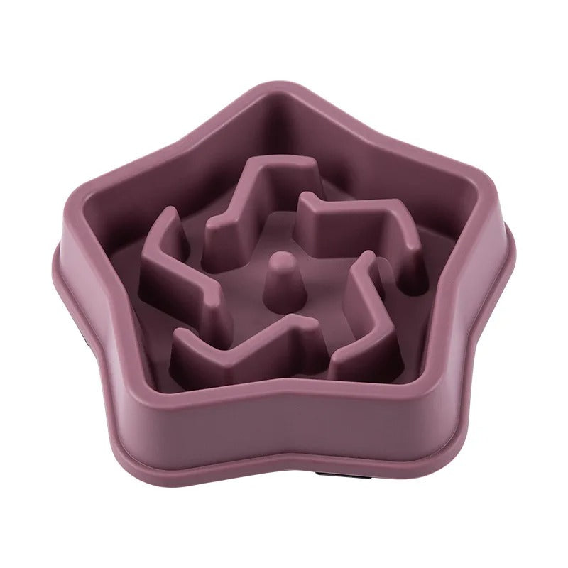 Slow Feeder Dog Bowl – Anti-Gulping Puzzle Food Bowl