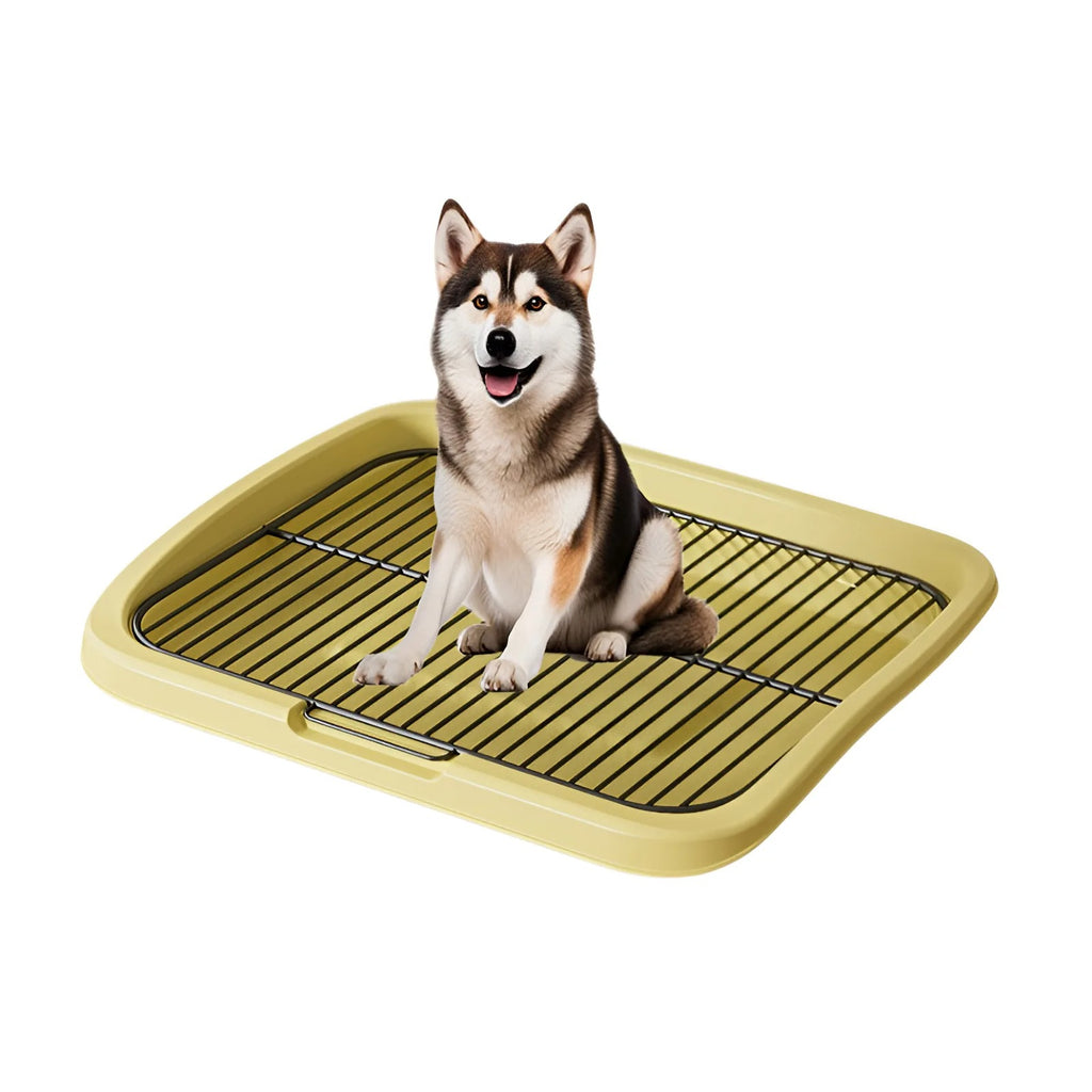 Indoor Dog Litter Box – Easy Cleanup Potty Tray