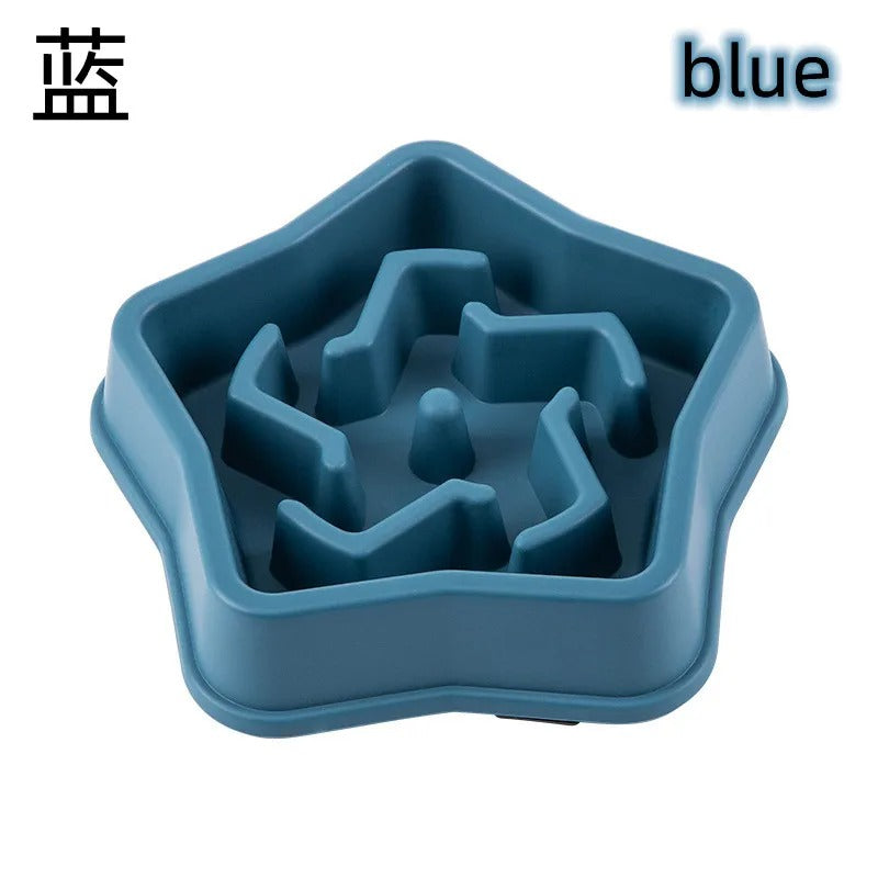 Slow Feeder Dog Bowl – Anti-Gulping Puzzle Food Bowl