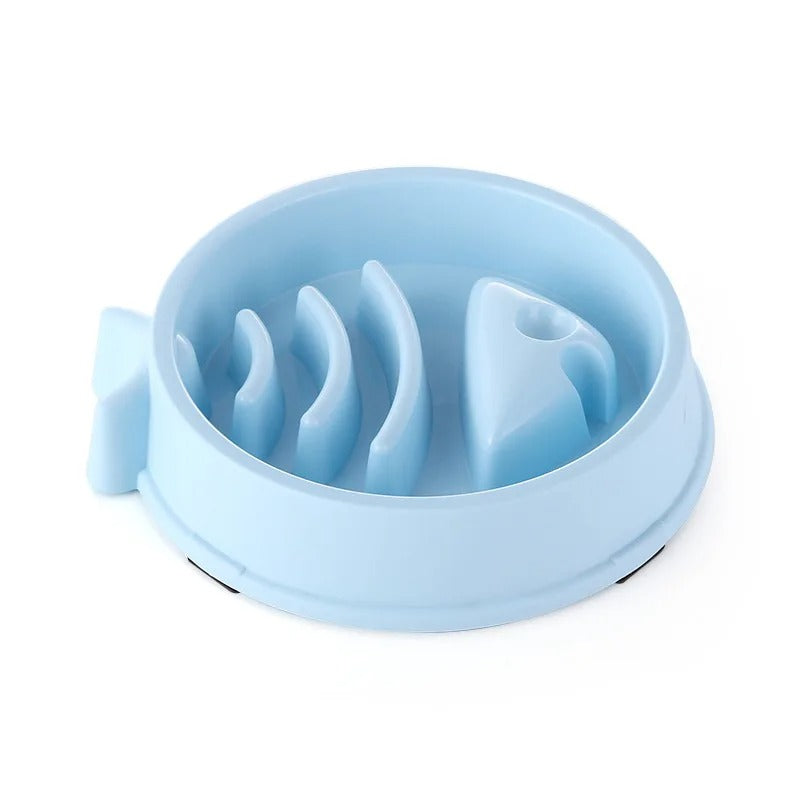 Slow Feeder Dog Bowl – Anti-Gulping Puzzle Food Bowl