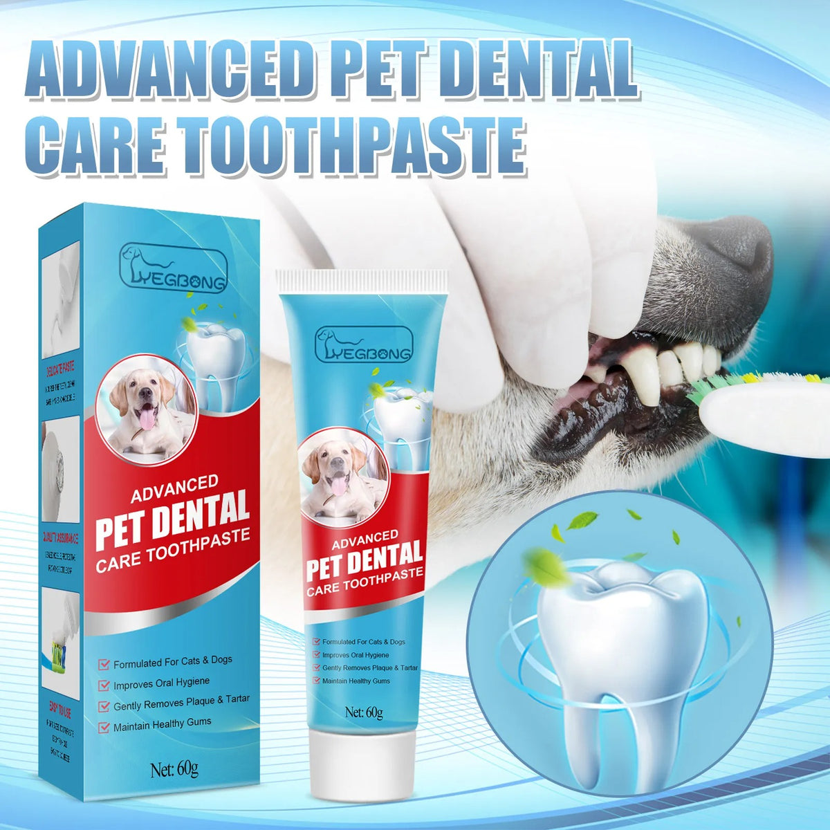 Pet Toothpaste – Daily Dental Care for Dogs & Cats