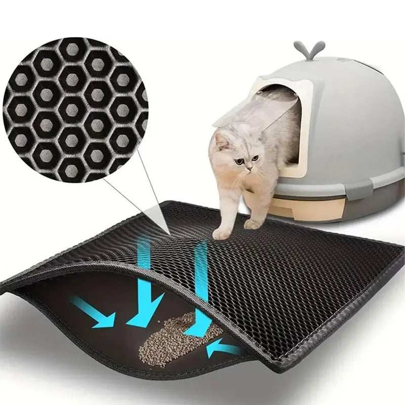 Cat Litter Trapping Mat – Sand & Debris Collector