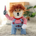 Chucky Dog Halloween Costume – Funny Pet Cosplay Outfit
