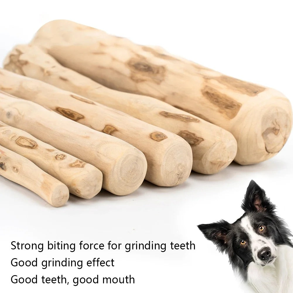 Coffee Wood Dog Chew Toy – Natural & Durable