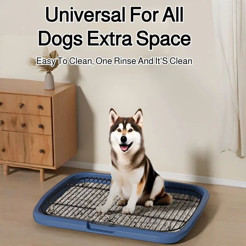 Indoor Dog Litter Box – Easy Cleanup Potty Tray