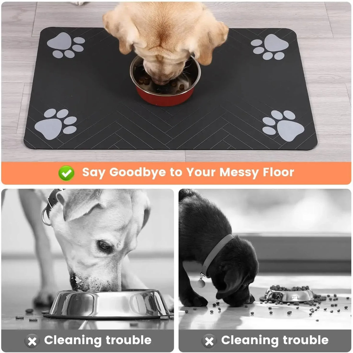 Dog Feeding Mat – Waterproof & Easy to Clean