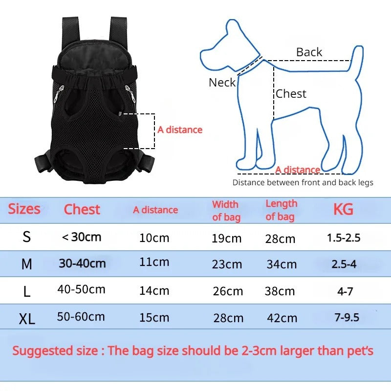 Pet Carrier Backpack – Hands-Free Travel for Cats & Dogs