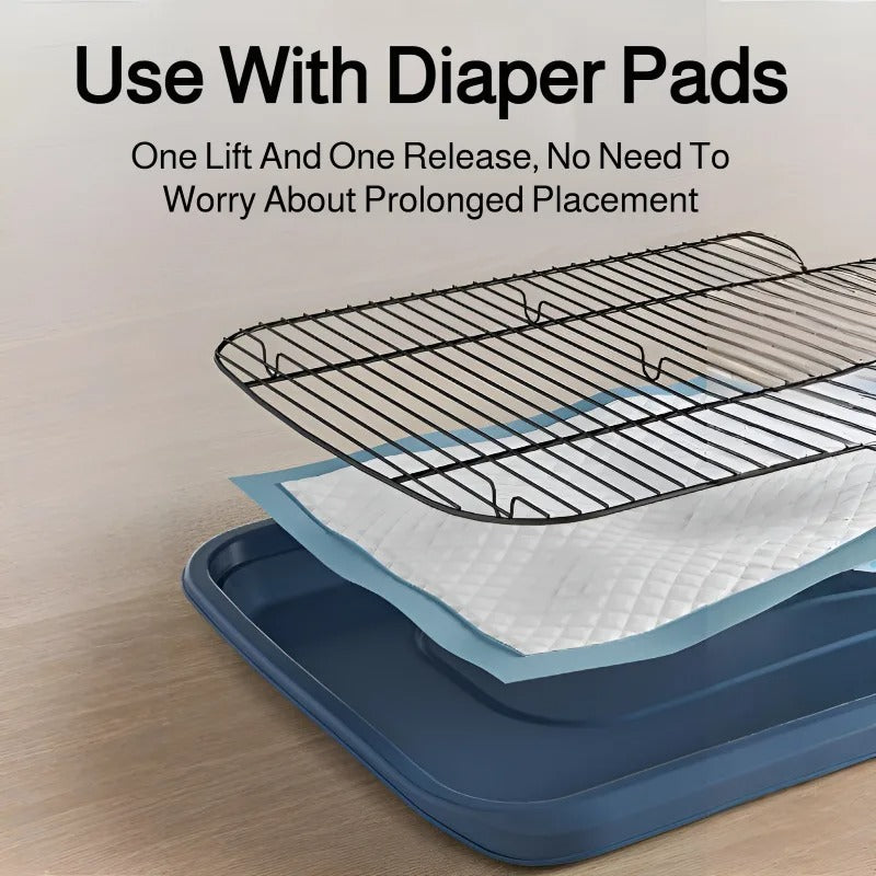 Indoor Dog Litter Box – Easy Cleanup Potty Tray