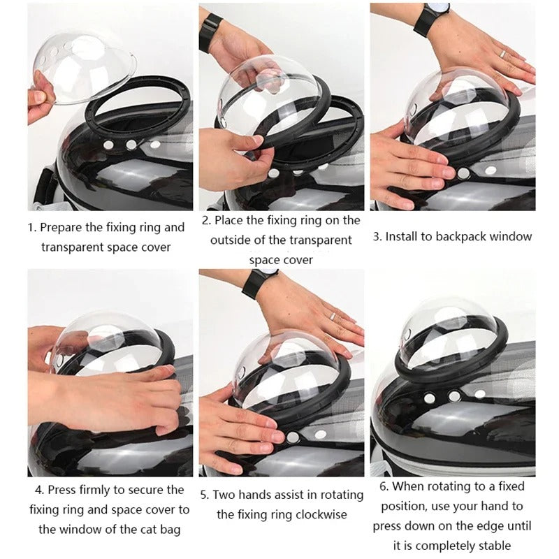 Portable Cat Carrier – Lightweight & Breathable