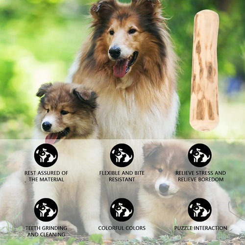 Coffee Wood Dog Chew Toy – Natural & Durable
