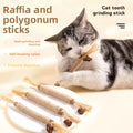 Sisal Cat Chew Stick – Natural Wood Scratch & Play Toy