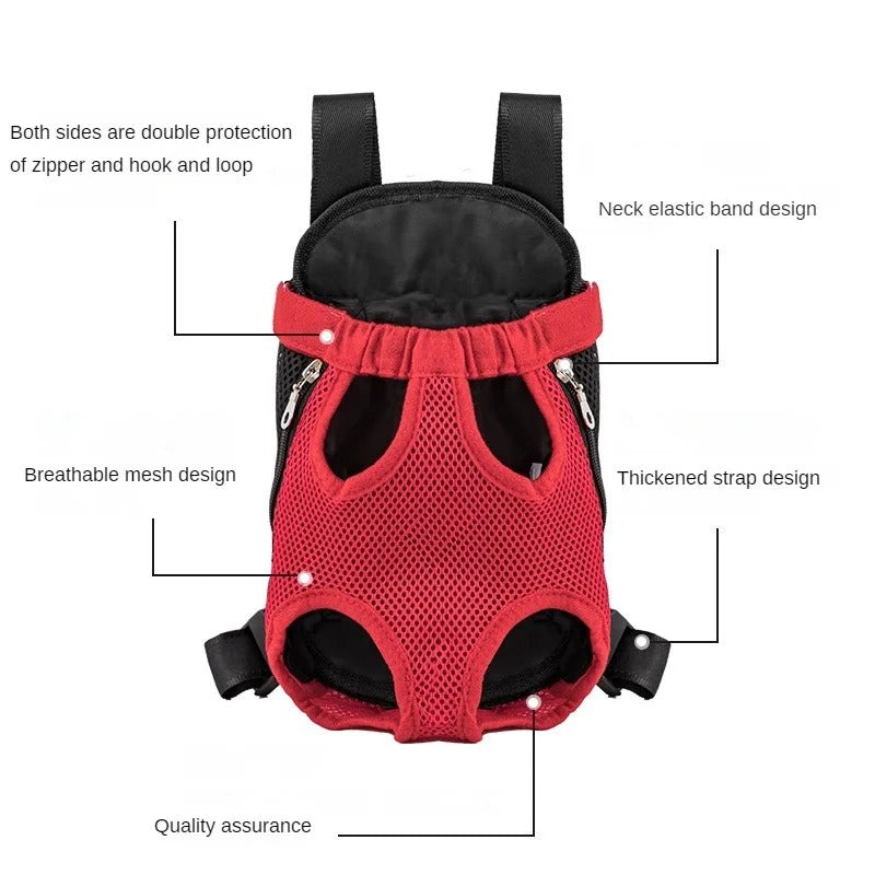 Pet Carrier Backpack – Hands-Free Travel for Cats & Dogs