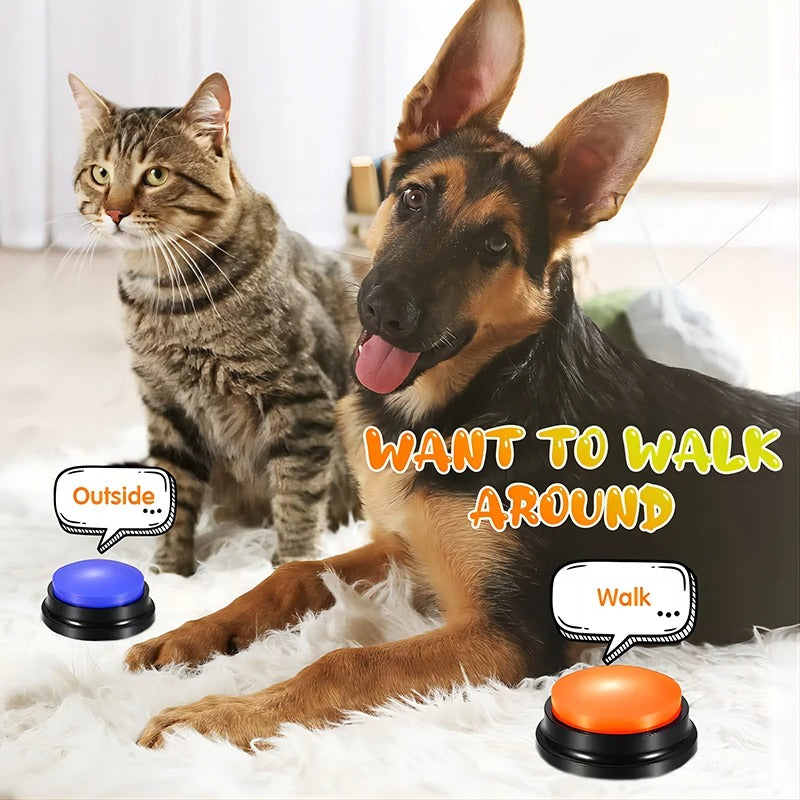 Recordable Pet Button – Custom Voice Training Tool