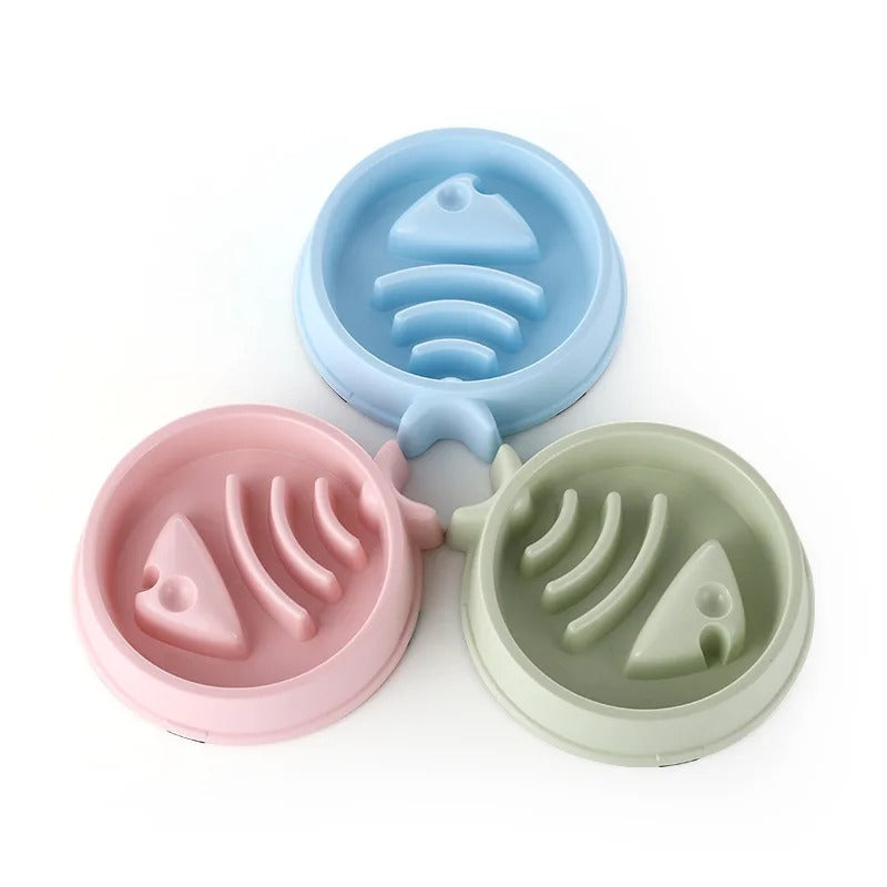 Slow Feeder Dog Bowl – Anti-Gulping Puzzle Food Bowl