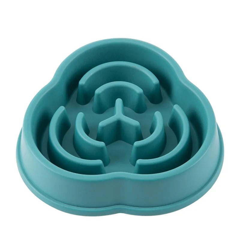 Slow Feeder Dog Bowl – Anti-Gulping Puzzle Food Bowl