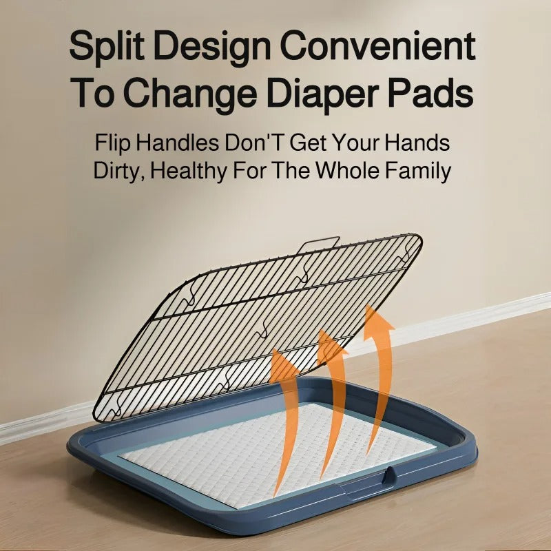 Indoor Dog Litter Box – Easy Cleanup Potty Tray