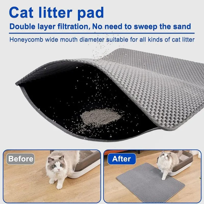 Cat Litter Trapping Mat – Sand & Debris Collector