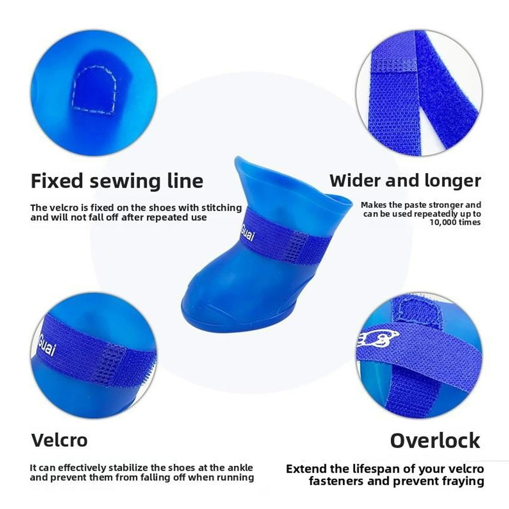 Dog Rain & Snow Boots – Waterproof & Non-Slip Paw Protection