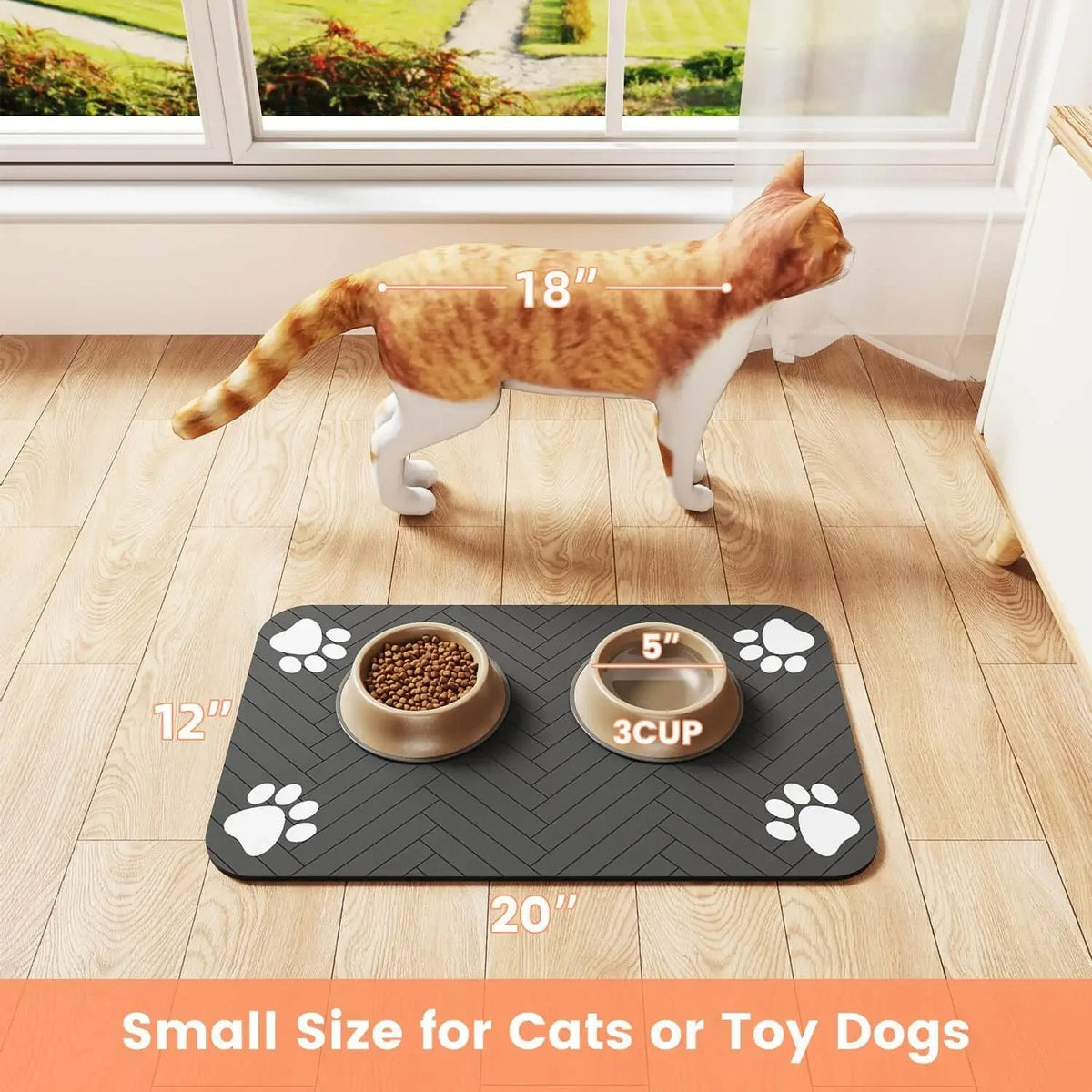 Dog Feeding Mat – Waterproof & Easy to Clean