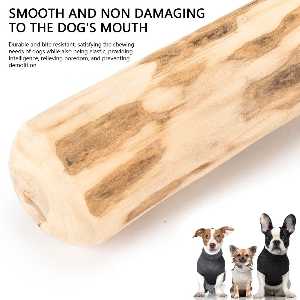 Coffee Wood Dog Chew Toy – Natural & Durable