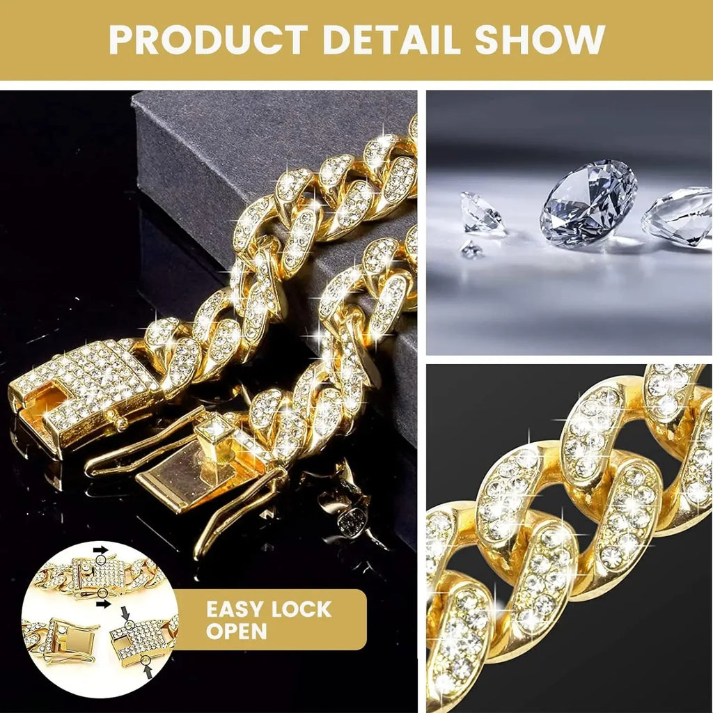 Diamond Dog Chain – Sparkling Fashion Accessory