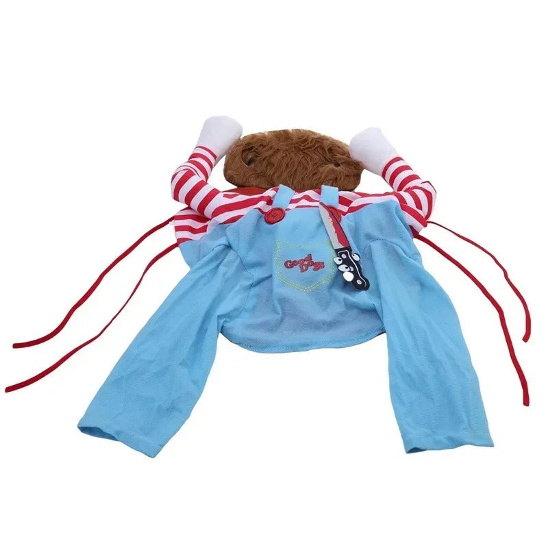 Chucky Dog Halloween Costume – Funny Pet Cosplay Outfit