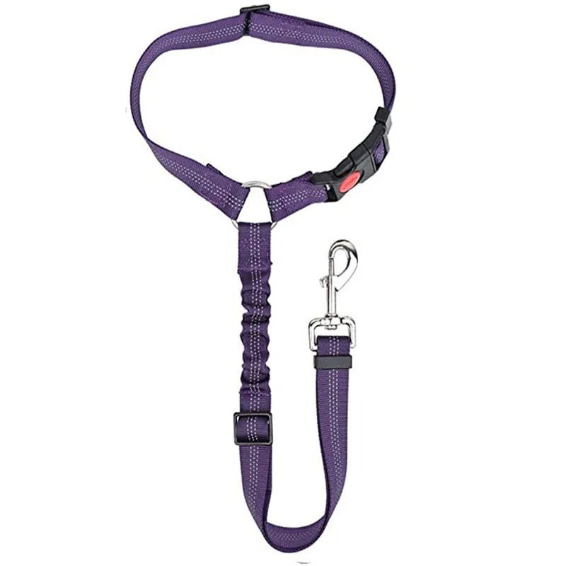 Dog Car Seat Belt – Adjustable Safety Harness Strap