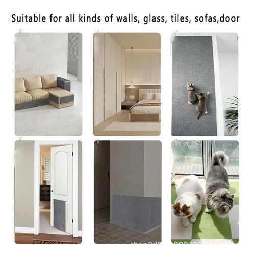 Cat Scratching Mat – Self-Adhesive Wall & Floor Protector
