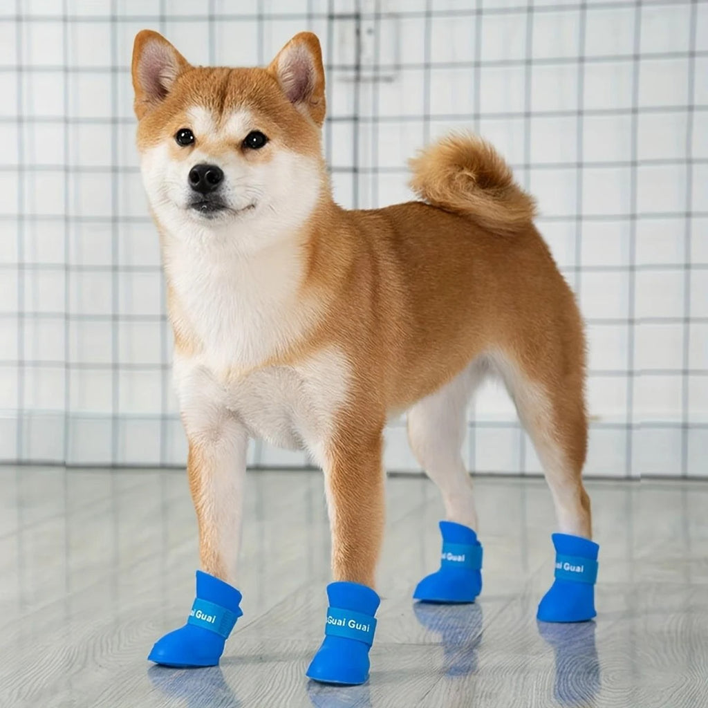 Dog Rain & Snow Boots – Waterproof & Non-Slip Paw Protection