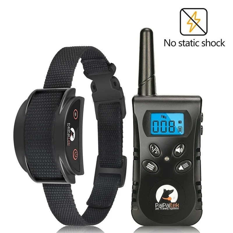 No-Shock Dog Training Collar – Beep & Vibration Remote