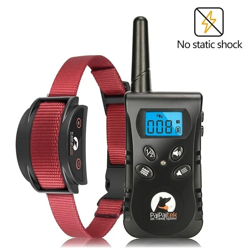 No-Shock Dog Training Collar – Beep & Vibration Remote